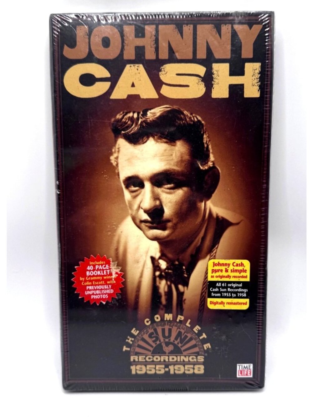 Johnny Cash The Complete Sun Recordings 1955-1958 Box Set New Sealed Time Life